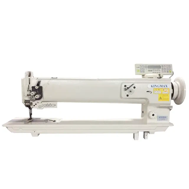 1&2 Needle 25 Inch Long Arm Union Feed and Walking Foot with Auto Thread Trimmer Lockstitch Sewing Machine