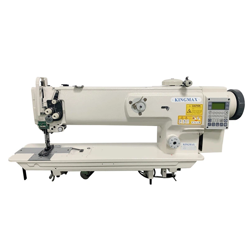 Direct-driven 1&2 Needle 18 Inch Long Arm Triple Feed and Walking Foot Lockstitch Sewing Machine