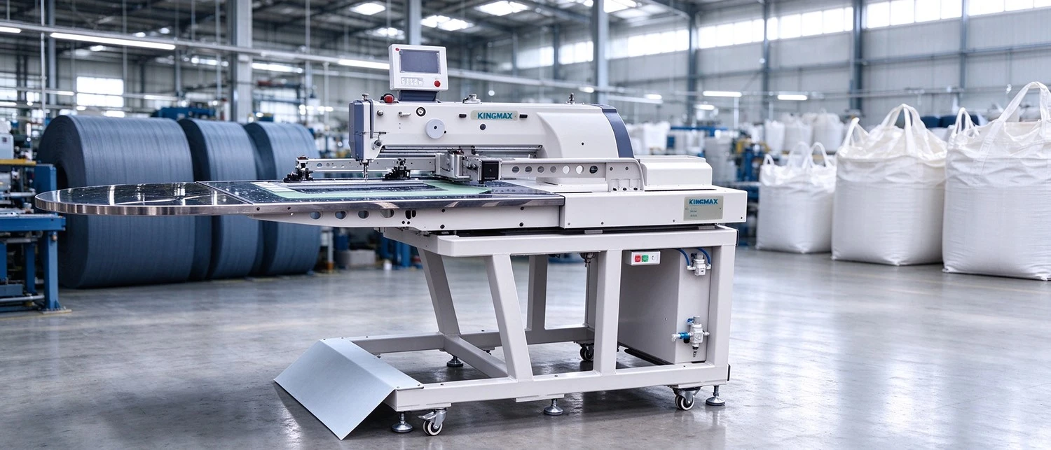 Automated Sewing Machines for FIBC Jumbo Bag Lifting Loop Production Automated Sewing Machines for FIBC Jumbo Bag Lifting Loop Production