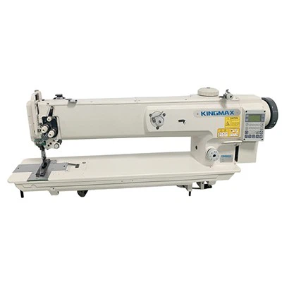 Direct-driven 1&2 Needle 25 Inch Long Arm Triple Feed and Walking Foot Lockstitch Sewing Machine